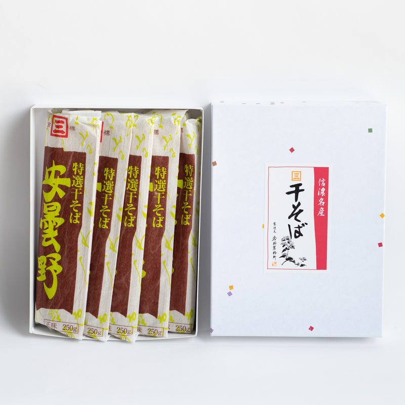 干そば 安曇野（箱入）5把